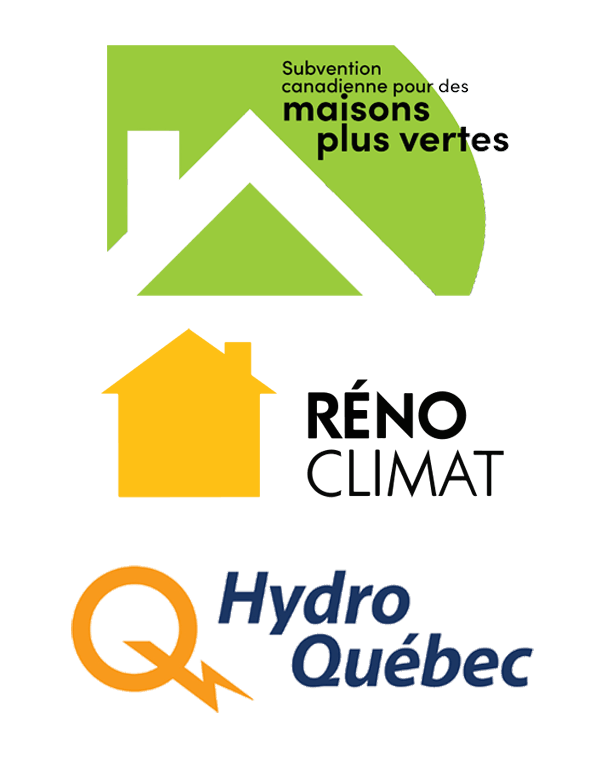 Subvention Thermopompe Maisons vertes, renoclimat, hydro-québec